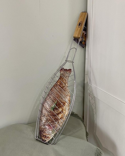 Решітка, барбекю для риби гриль (Нідерланди, 58* 15 см) Vloria
