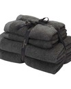 Набір рушників Ріо (AQUANOVA, Dark Grey, 4 шт.)