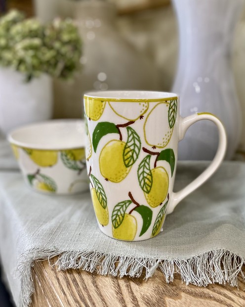 Чашка порцелянова "Лимон" (490 мл) Vloria