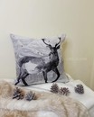 Наволочка новорічна гобеленова  "Олень" 45*45 см