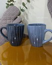 Чашка керамічна блакитна  (380 мл)