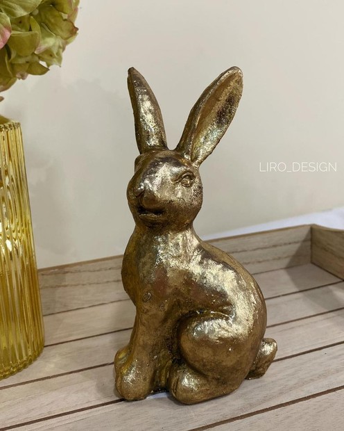 Золотистий кролик (8*14*6 см) Vloria