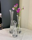 Скляна ваза на одну квітку (20 см)