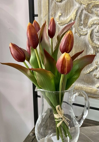 Букет штучних тюльпанів ( 7 шт., 34 см)
