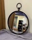Дзеркало настінне кругле ( метал,  d 40*3*h 45+9 см)