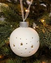 Куля керамічна LED "зірочки" (8 см)
