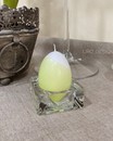 Свічка пасхальна/ свічка яйце (салатовий, 6*4 см)