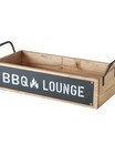 Органайзер дерев'яний для барбекю (43*20.5*h 10.5/15.5 см)