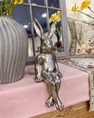 Фігурка сріблястий кролик ( h 39*14,5* 16 см)