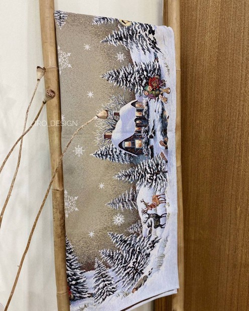 Скатертина новорічна  "Лісова" (137 х 180 см) Vloria