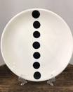Тарілка ''Geometry" (20.5 см, чорний горох)