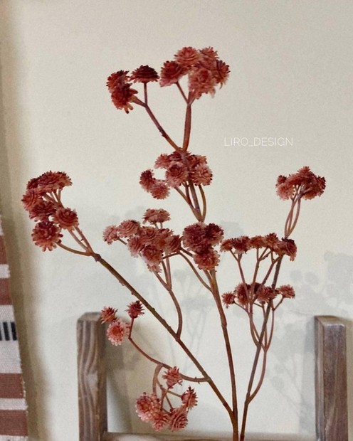 Декоративна гілка (60 см) червоний Vloria