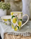 Чашка порцелянова "Лимон" (490 мл)
