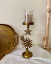 Підсвічник золотистий " Сонце, місяць, зірка"