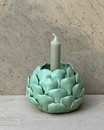 Підсвічник  Артишок світло-зелений (кераміка, Німеччина, 14*9.5 см)