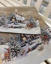 Доріжка новорічна "Хатинка лісова" (45 х 140 см)