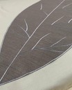 Серветка "Листок" (поліестер,темно-сірого кольору, 32 х 90 см)