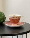 Чашка з блюдцем "бордо"  (250 мл)