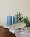 Свічка бірюзова (10 см, d 6 см)
