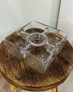 Менажниця скляна (23х23х8 см)