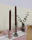 Довга свічка брунатного кольору  (28.5 см,d 2 см)