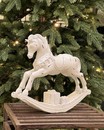 Новорічна фігурка "Коник-гойдалка" (Німеччина, полірезин, 22*5*18 см)