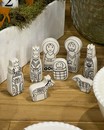 Набір фігурок 8 шт. "Вертеп" (кераміка, Німеччина)
