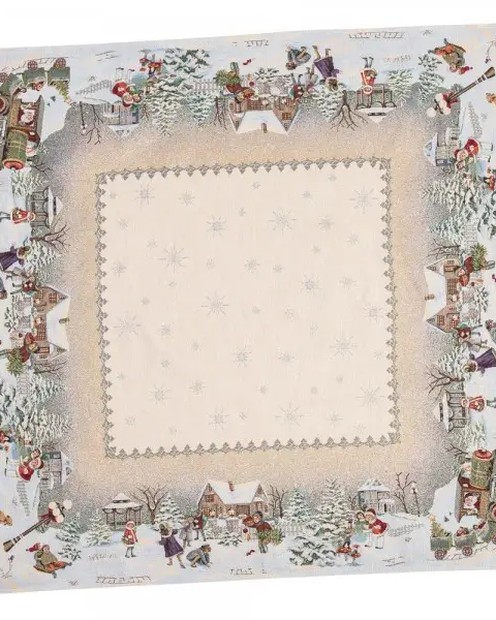 Скатертина новорічна квадратна (137 х 137 см) byMe