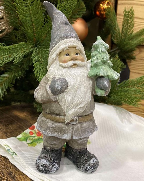Фігурка  Санта- Клаус з ялинкою (Дід Мороз, 1,5х 8 х 21см) byMe