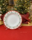 Новорічна порцелянова супна тарілка "Christmas Folk" (Easy Life, d 21.5см)