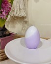 Свічка пасхальна/ свічка яйце (фіолетова, 6*4 см)