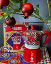 Гейзерна кавоварка Bialetti Moka Express Dolce&Gabbana Red  (3 чашки)