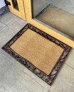 Придверний килимок чавун+ кокосове волокно ( 74.5*55.3*2.3 см)