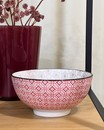 Піала керамічна в орнамент (червона, Німеччина, 7.5*16 см)