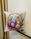 Наволочка великодня "Кошик з писанками" (45*45 см)