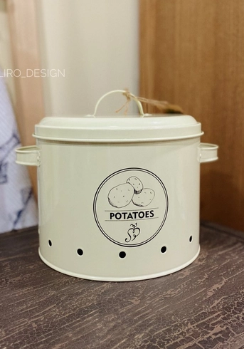 Металева ємність для зберігання картоплі (5.9 л)