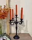Чорний свічник канделябр (Німеччина, h 45*29 см)