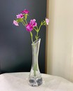 Скляна ваза на одну квітку (20 см)