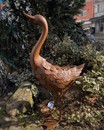 Декор для саду "Гусак металевий" (Німеччина,  h 60*16*34 см)
