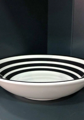 Супна тарілка ''Geometry" (чорна, 22 х 5 см)